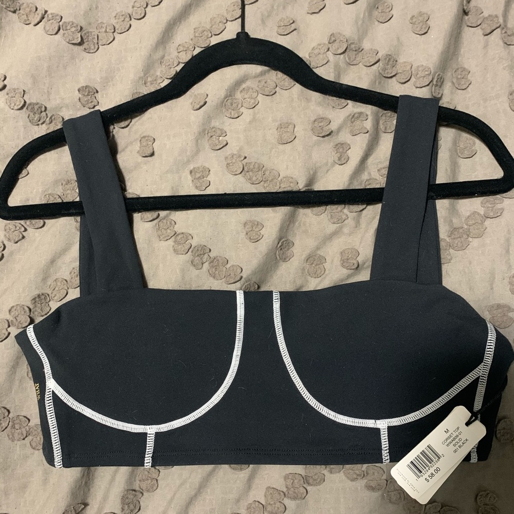 NWT WEWOREWHAT CORSET BRA SZ M